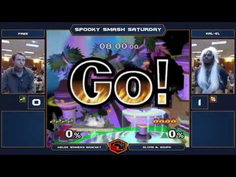 Spooky Smash Saturday Melee Singles - Free (Falco) vs Kal-El (Fox/Sheik) - Winners Bracket
