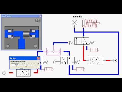 No. 8, #Pneumatics, #Cylinder, 3/2 (Normally Closed) & (Normally Open), #ShuttleValve, #Automation
