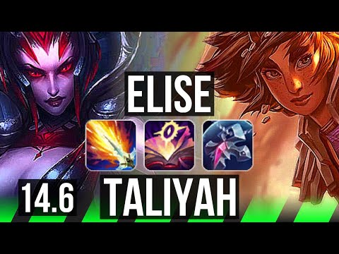 ELISE vs TALIYAH (JNG) | 11/1/7, 68% winrate, Legendary | EUW Grandmaster | 14.6