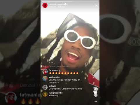 Denzel Curry & JK the Reaper Freestyle on Instagram Live (Zeltron Take Over Freestyle Demo)