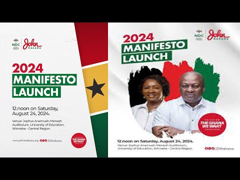 LIVE : NDC 2024 MANIFESTO LAUNCH