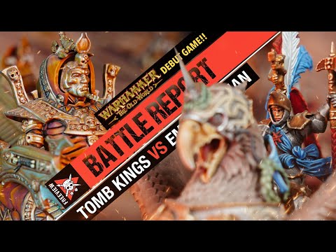 **THE OLD WORLD** Tomb Kings vs Empire of Man 2,000 Points | Warhammer The Old World Battle Report