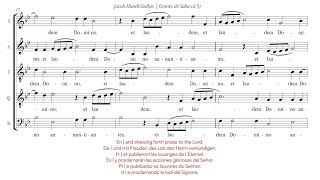 Handl-Gallus | Omnes de Saba [á 5; Apollo5]