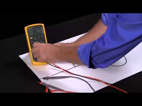 How To Use The Delta Relative Function On The Fluke 87V Multimeter