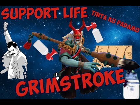 Grimstroke Si Tinta Pemilu Hard Support - Dota 2 Indonesia #6
