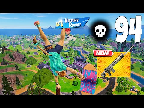 94 Elimination Solo Vs Squads "Zero Build" Gameplay Wins (NEW Fortnite Chapter 7 Season 1 PC)
