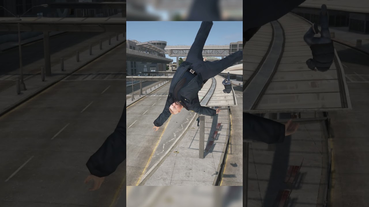 Women vs Fat Cop with RPG 💥#gta #gtaiv #fails