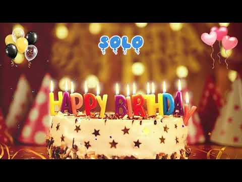 SOLO Happy Birthday Song – Happy Birthday to You