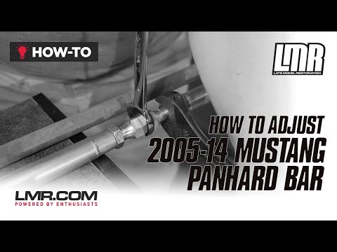How To Adjust 2005-14 Mustang Panhard Bar