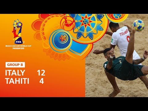 Italy v Tahiti [Highlights] - FIFA Beach Soccer World Cup Paraguay 2019