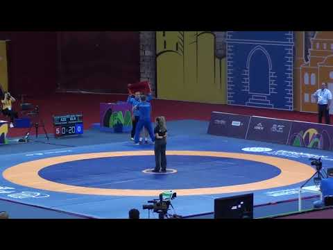 48 kq GR 1/2 final - Qurban Qurbanov (AZE) - Maksim Stupakeviç (BLR)