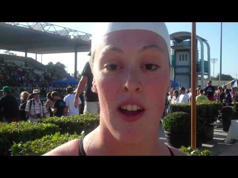 Allison Schmitt post-race