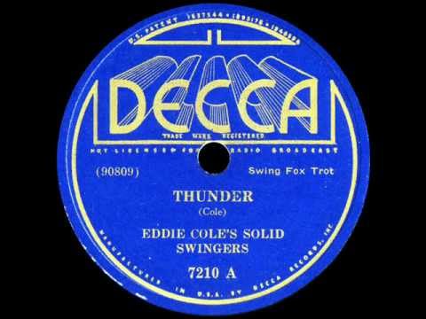 78 RPM: Eddie Cole's Solid Swingers - Thunder