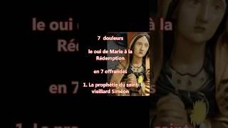 Les 7 douleurs de Marie? Pourquoi ? Belle fête de notre Dame titre exact Perdolens