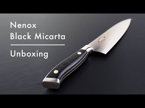 Nenox Black Micarta Handle Yo-Deba | Korin