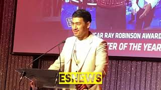 Bivol speech after winning fighter of the year award