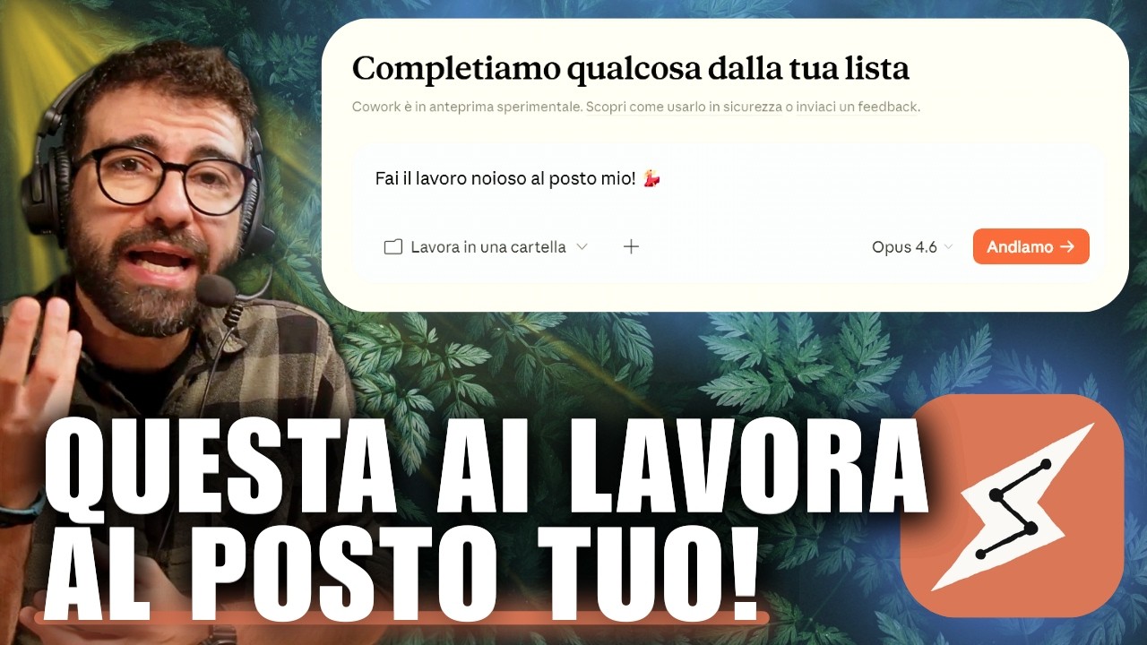 CLAUDE COWORK 🤖 CORSO COMPLETO sull'AI che PUÒ FARE TUTTO!