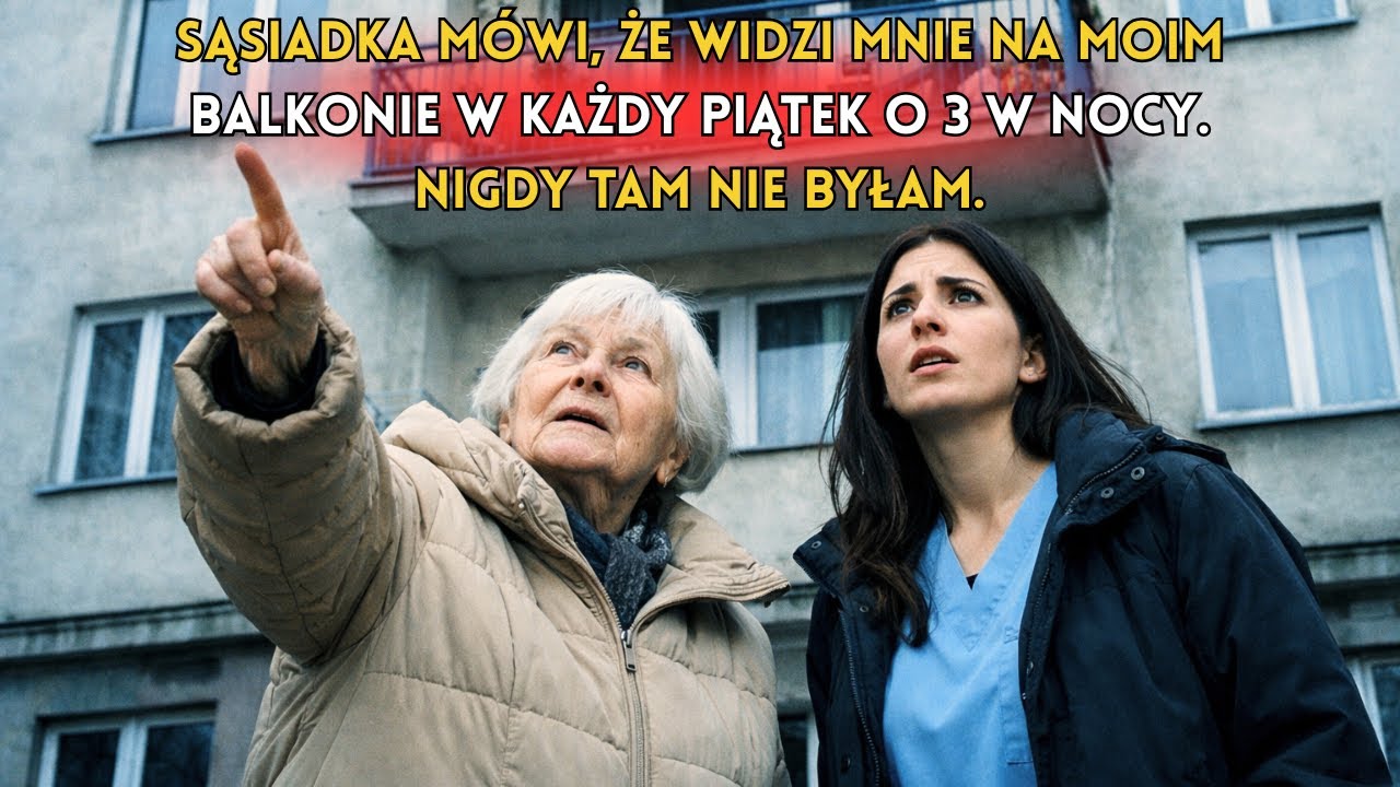 O 3:00 NAD RANEM SĄSIADKA POWIEDZIAŁA MI, ŻE WIDUJE MNIE NA BALKONIE… PROBLEM W TYM, ŻE OD MIESIĘCY SPAŁAM W TYM CZASIE W ŁÓŻKU