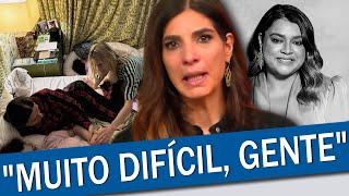 ANDRÉIA SADI CHORA AO VIVO NA GLOBONEWS AO FALAR DE PRETA GIL