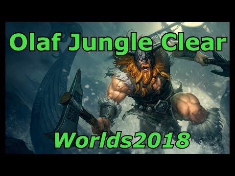 Olaf Jungle Full Clear Timed (WORLDS Patch)
