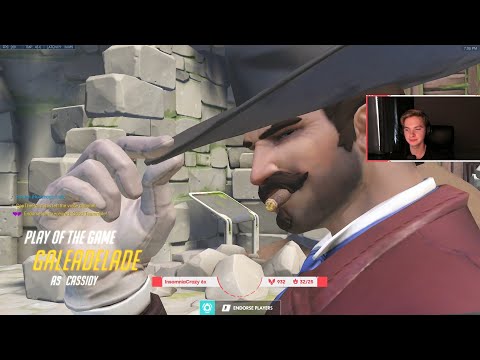 46 ELIMS! 20K DMG! GALE SOLDIER 76 + CASSIDY GAMEPLAY OVERWATCH SEASON 33 TOP 500