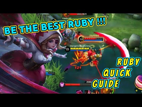 How to play Ruby !!! | Ruby in Depth Fighter Guide | Mobile Legends 2021