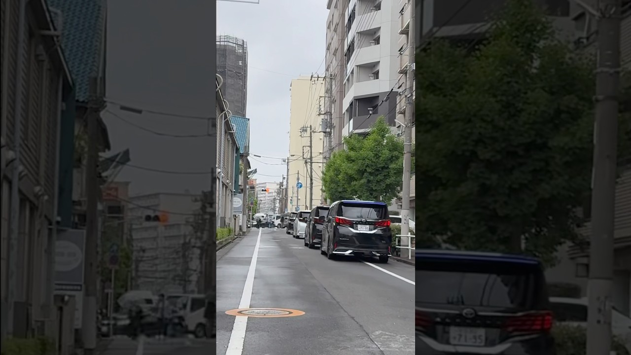 暴力団事務所近くの飲食店前にヤクザのアルファードが集結！ #shorts #ヤクザ #暴力団 #住吉会 #yakuza