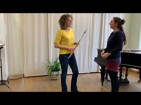 Querflötenunterricht am Konservatorium