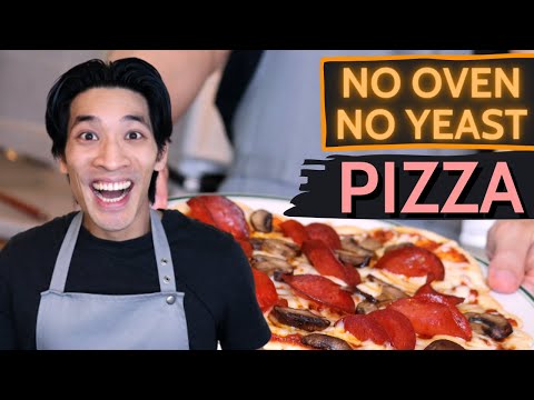 Trying the 2 INGREDIENT PIZZA DOUGH Recipe by Emma's...