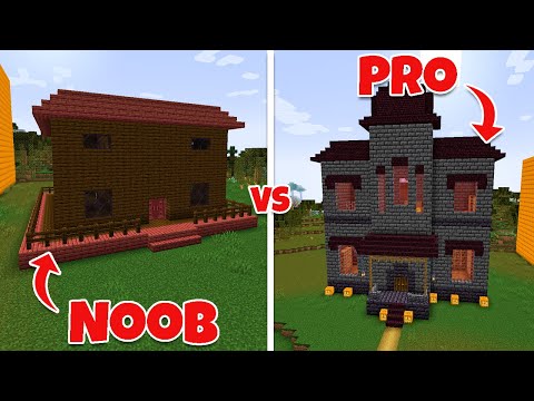 Aphmau Crew builds a HAUNTED HOUSE | NOOB vs PRO