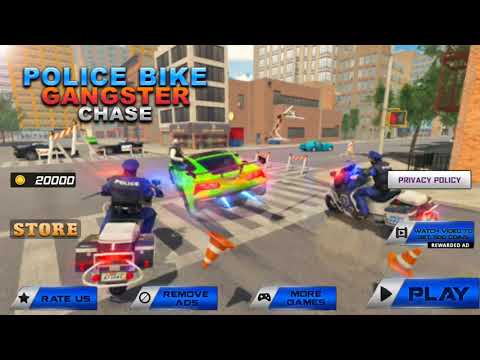 US police bike 2019-gangster chase- Android gameplay FHD
