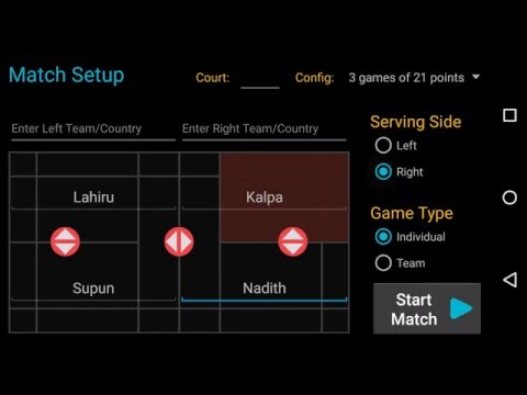 Badminton umpire pro demo