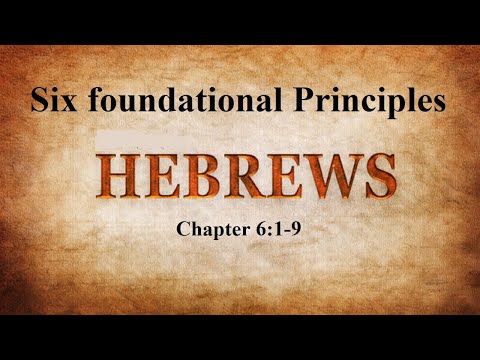 SIX FOUNDATIONAL PRINCIPLES