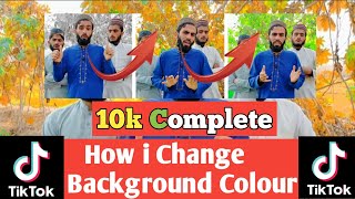 How i change my Background Collor In TikTok Videos || TikTok tatorial || Umer920