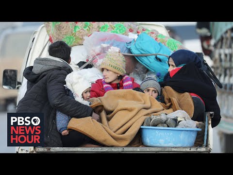 Assad's Idlib offensive drives nearly 1 million from their homes -- and into the cold