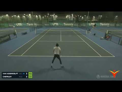 College Tennis Recruiting Video - Fall 2022 - Jip van Assendelft - Slamstox - Match Play