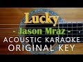 Lucky - Jason Mraz [Acoustic Karaoke]