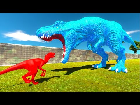 ICE T-REX DEATH RUN - Animal Revolt Battle Simulator