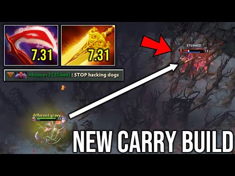 OMG 7.31 PUDGE NEW CARRY BUILD!! THIS GUY HOOK LIKE A HACKER!!