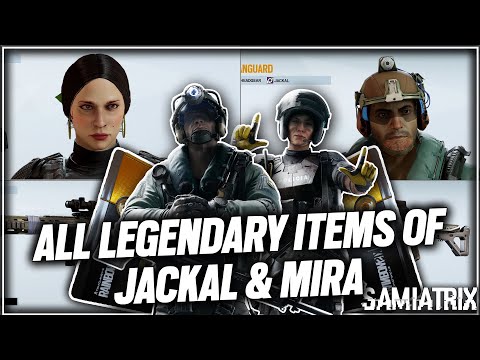 All Legendary Items of Jackal and Mira - Operation Velvet Shell - Rainbow Six Siege
