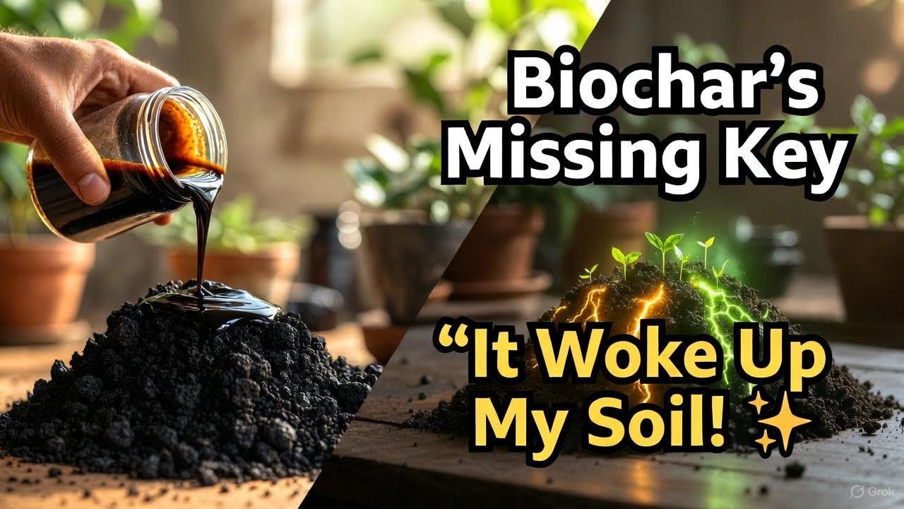 I Charged My Biochar with THIS Biological Reactor and Plants WENT CRAZY!