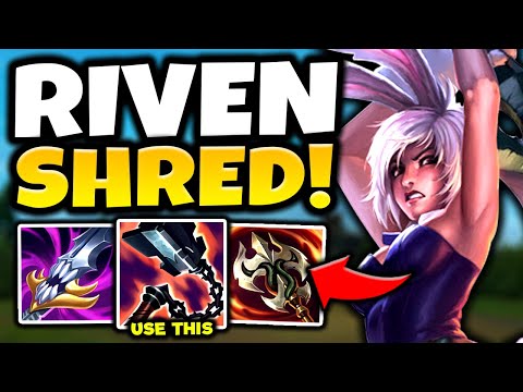 RIVEN TOP HOW TO SHRED NEW BUFFED AKALI TOP 👌 S12 RIVEN TOP GAMEPLAY! (Season 12 Riven Guide)