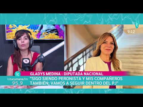 Gladys Medina: “Tenemos que garantizar la gobernabilidad de Tucumán”