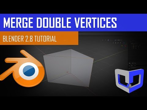 Switching From Maya to Blender 2.8 - Merge Double Vertices