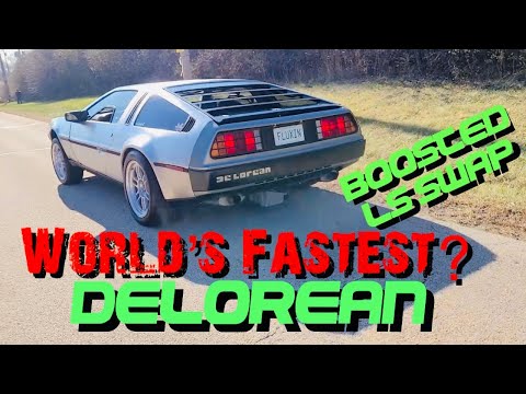 World’s Fastest DeLorean? Supercharged Chevy LS4