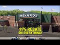 Menards 11 Rebate On Everything Spanish Variant TV Spot