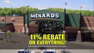 Menards - 11% Rebate on Everything (Spanish Variant) - TV Spot