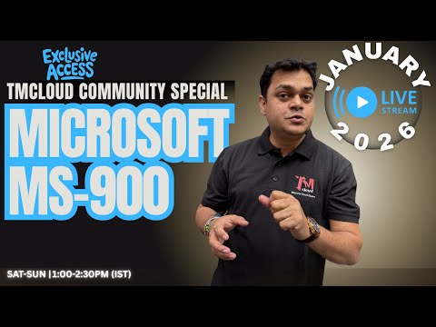 Microsoft 365 Fundamentals MS-900 | YouTube Training & Certification.