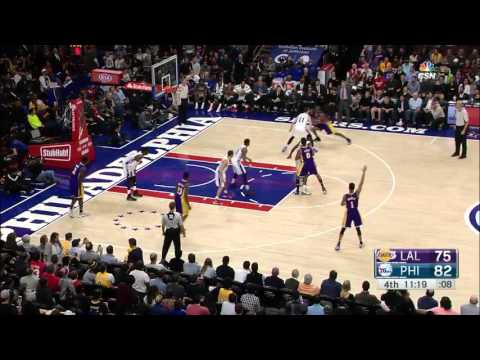 NBA 2015-16 Kobe Bryant last match in Philly  Lakers@Sixers December 1, 2015