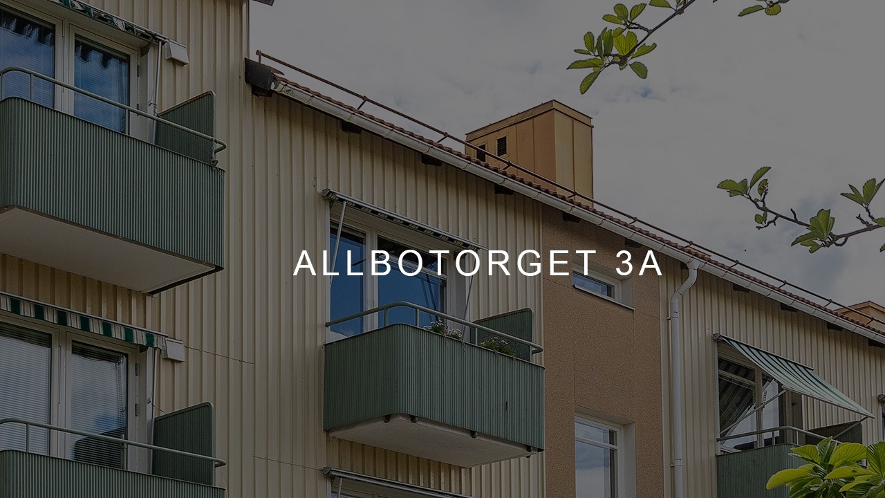 2 rum Lägenhet på Allbotorget 3A Alvesta Centrum Alvesta kommun - video